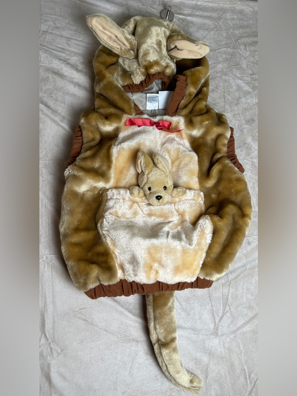 Vintage Celebration Halloween Kids Kangaroo Costume vest size 12-24 months NWOT